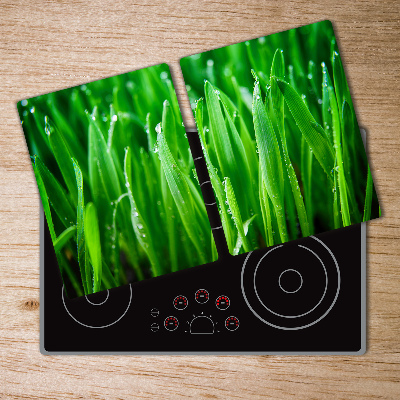 Chopping board glass Grass