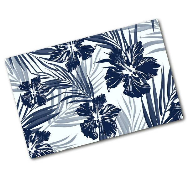 Chopping board glass Tropical