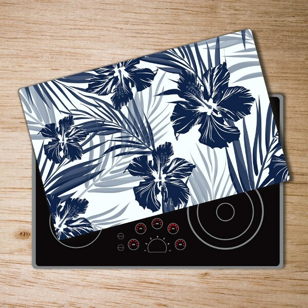 Chopping board glass Tropical