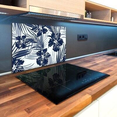 Chopping board glass Tropical