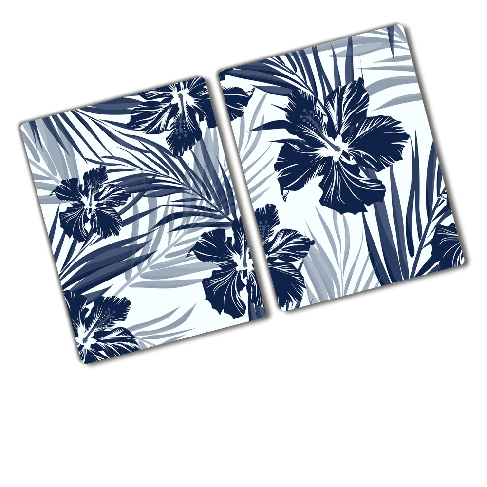 Chopping board glass Tropical