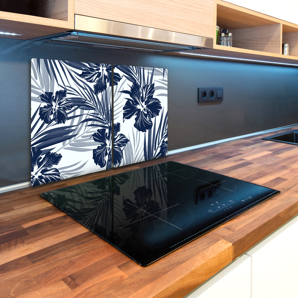 Chopping board glass Tropical