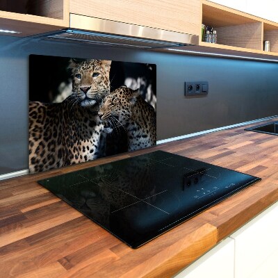 Chopping board Two leopards