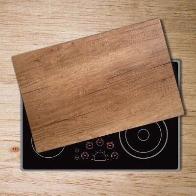 Chopping board glass Wooden background