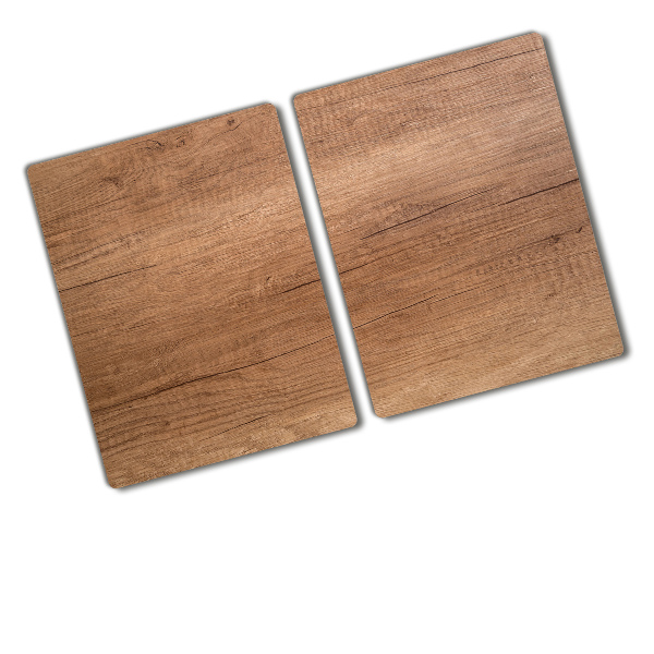 Chopping board glass Wooden background