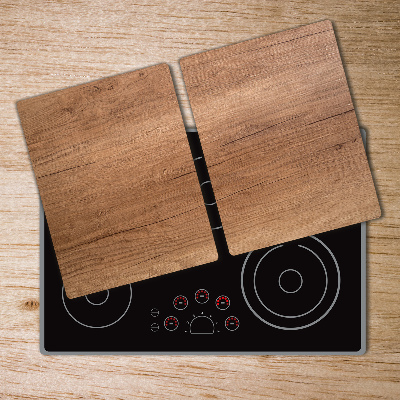 Chopping board glass Wooden background