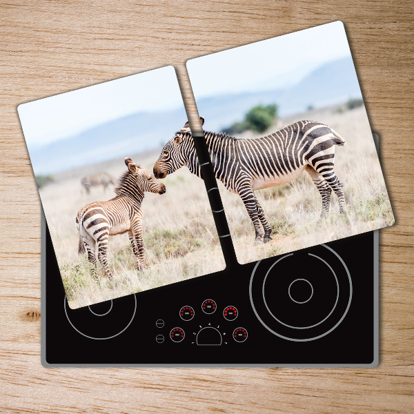 Cutting board Zebra in the mountains