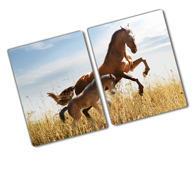 Cutting board Mare with foal