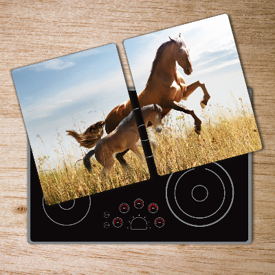 Cutting board Mare with foal