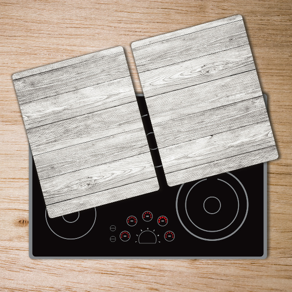 Chopping board glass Wooden background