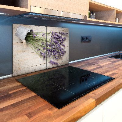 Cutting board Lavender in a pot