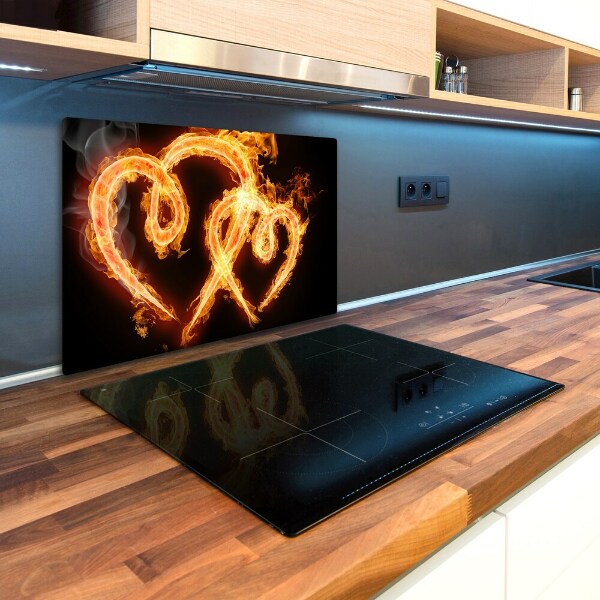 Cutting board Fiery hearts