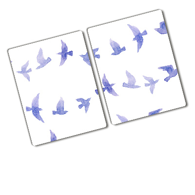 Chopping board glass Swallows