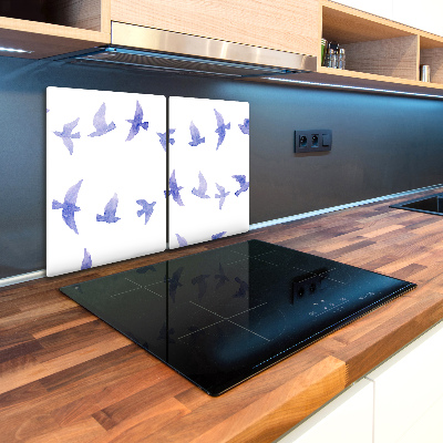 Chopping board glass Swallows