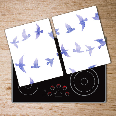 Chopping board glass Swallows