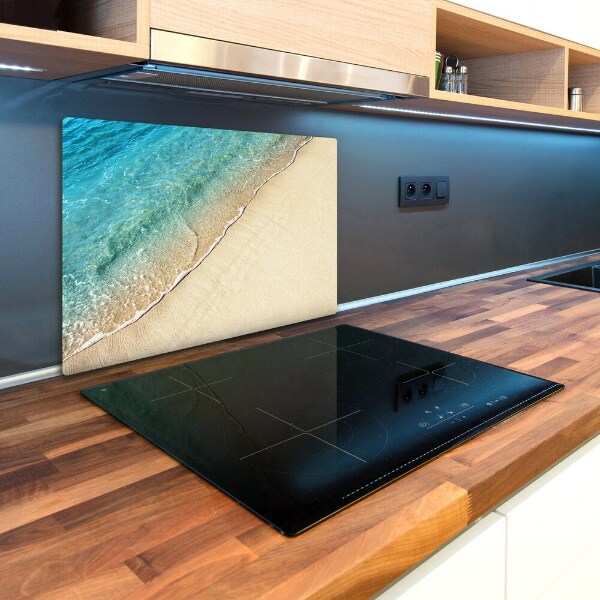 Chopping board glass Beach wave