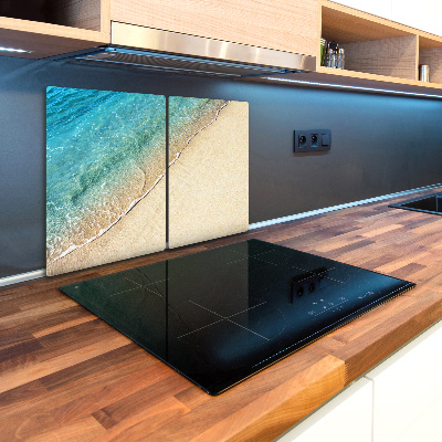 Chopping board glass Beach wave