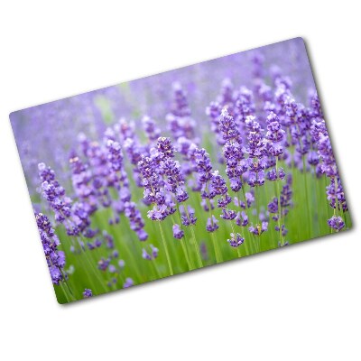 Glass chopping board Lavender