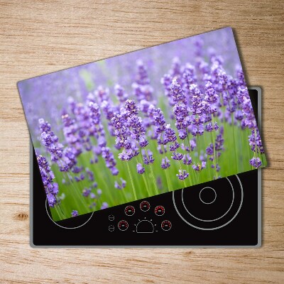 Glass chopping board Lavender