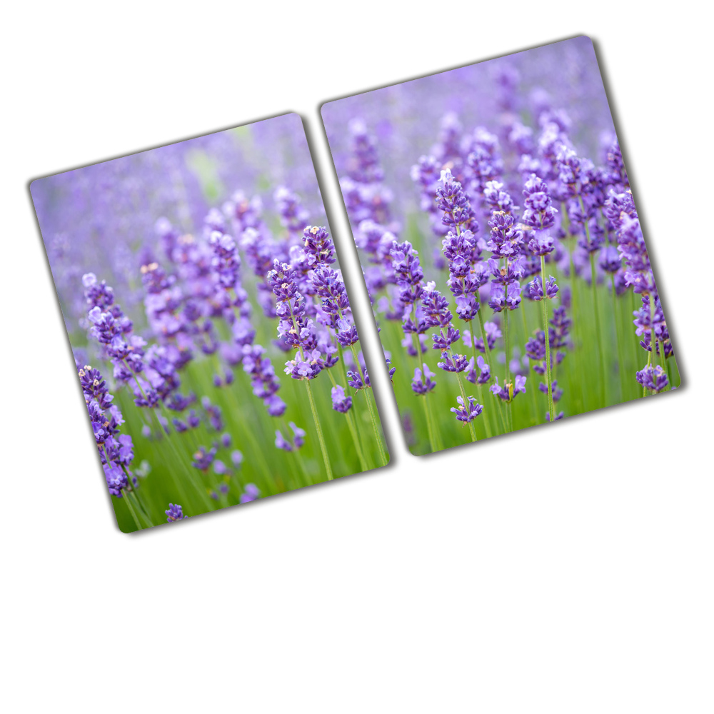 Glass chopping board Lavender