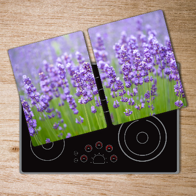 Glass chopping board Lavender