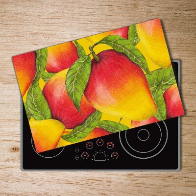 Chopping board glass Mango