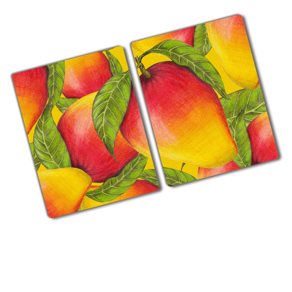 Chopping board glass Mango