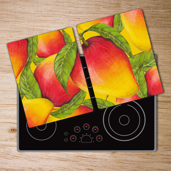 Chopping board glass Mango