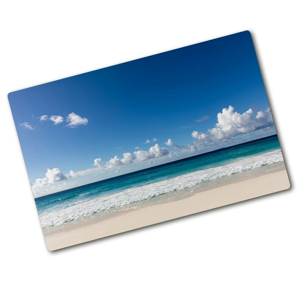 Chopping board Seychelles beach