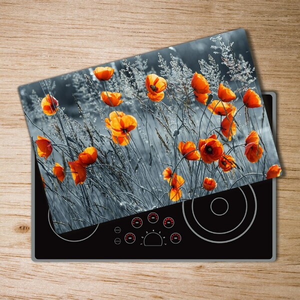 Chopping board Field poppy seed