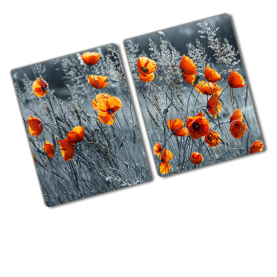 Chopping board Field poppy seed