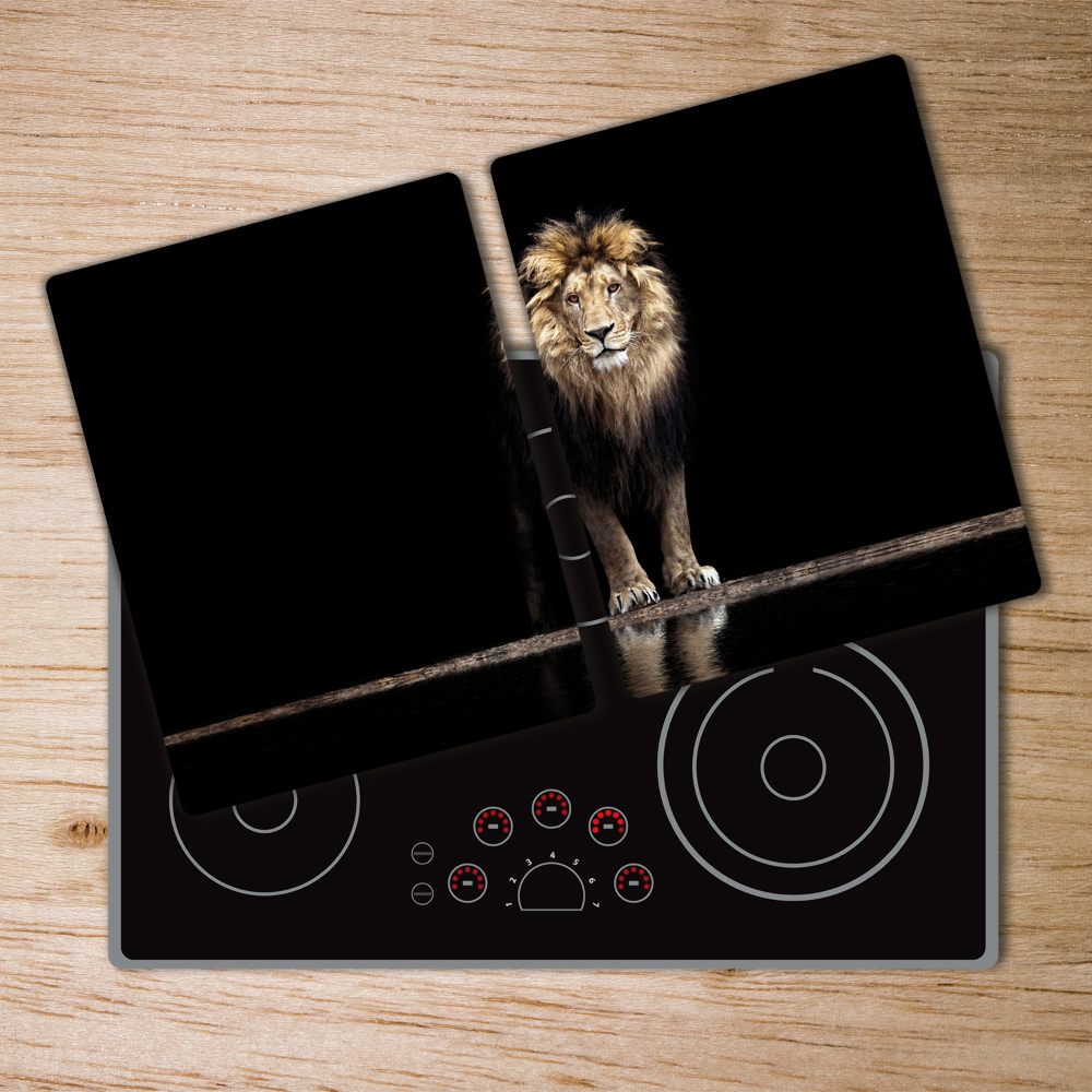 Cutting board Portrait of a lion