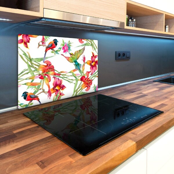 Chopping board Exotic birds