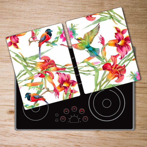 Chopping board Exotic birds