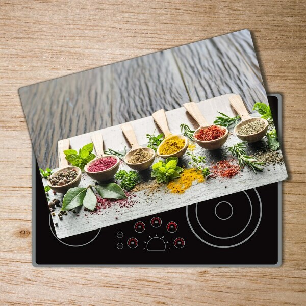 Chopping board Colorful spices