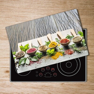 Chopping board Colorful spices