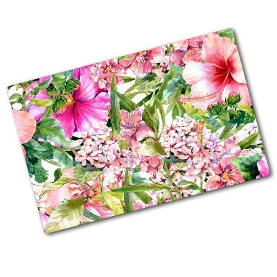 Cutting board Floral pattern