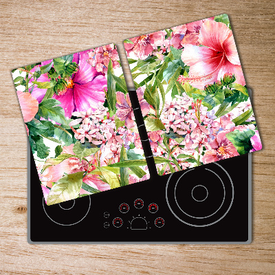 Cutting board Floral pattern