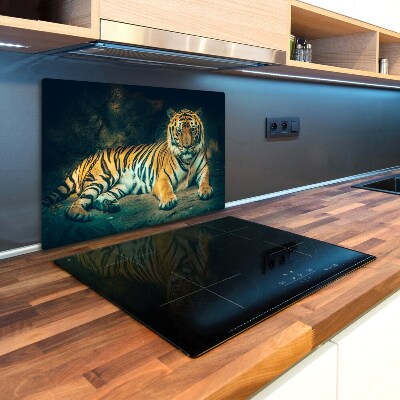 Worktop saver Tiger in a cave