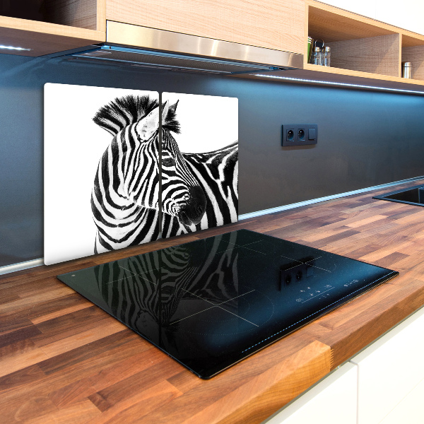 Worktop saver Zebra in the snow