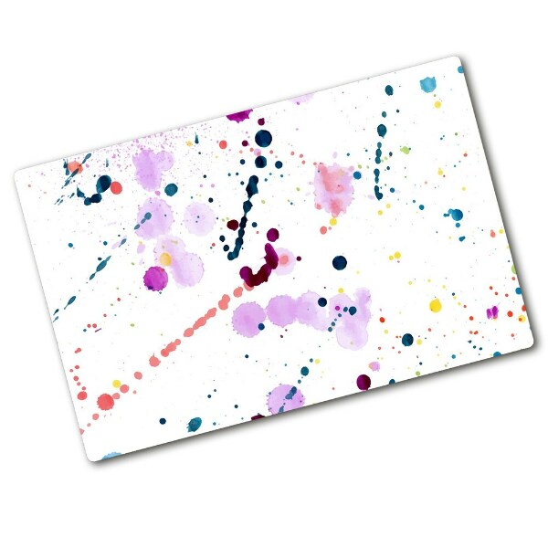 Chopping board glass Abstract spots