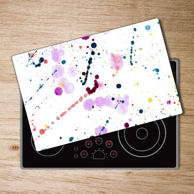 Chopping board glass Abstract spots