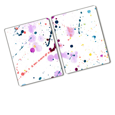 Chopping board glass Abstract spots