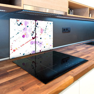 Chopping board glass Abstract spots