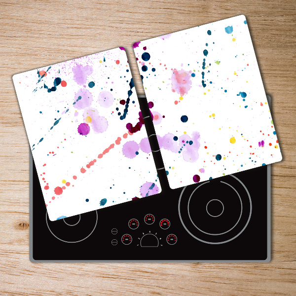 Chopping board glass Abstract spots