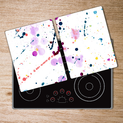 Chopping board glass Abstract spots