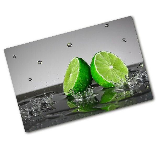 Chopping board glass Lime