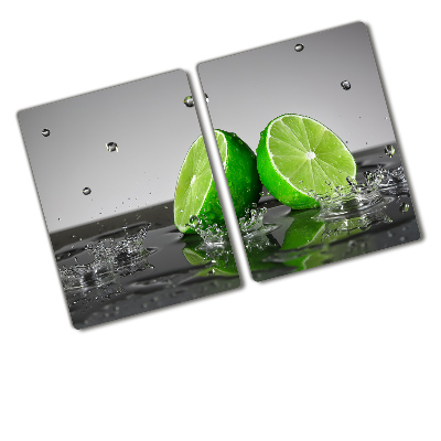 Chopping board glass Lime