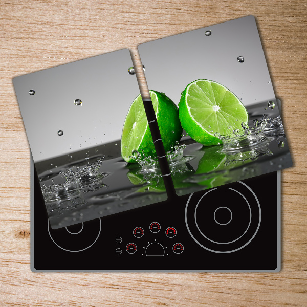 Chopping board glass Lime