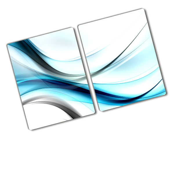 Chopping board glass Wave abstraction